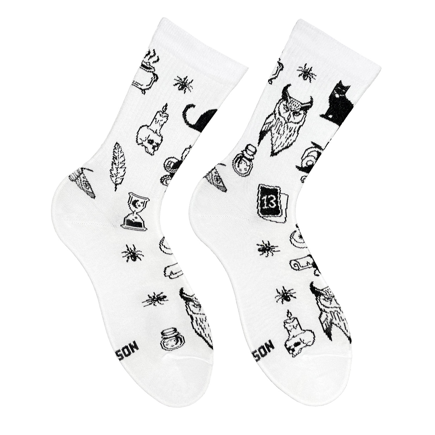 Magic Tattoo White шкарпетки NOSKAR