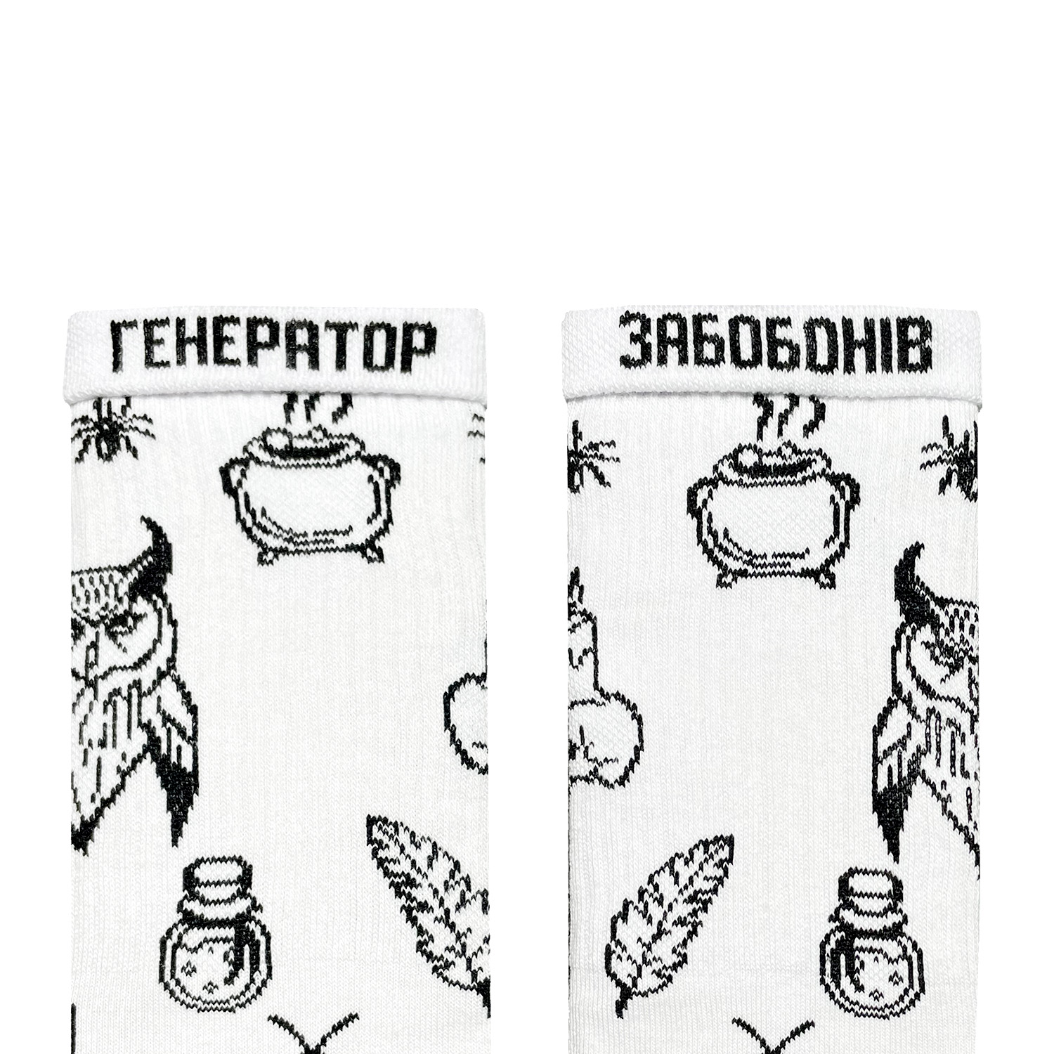 Magic Tattoo White шкарпетки NOSKAR