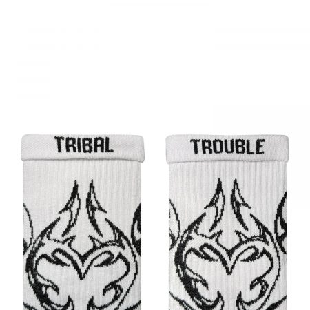 Tribal Tattoo White шкарпетки NOSKAR