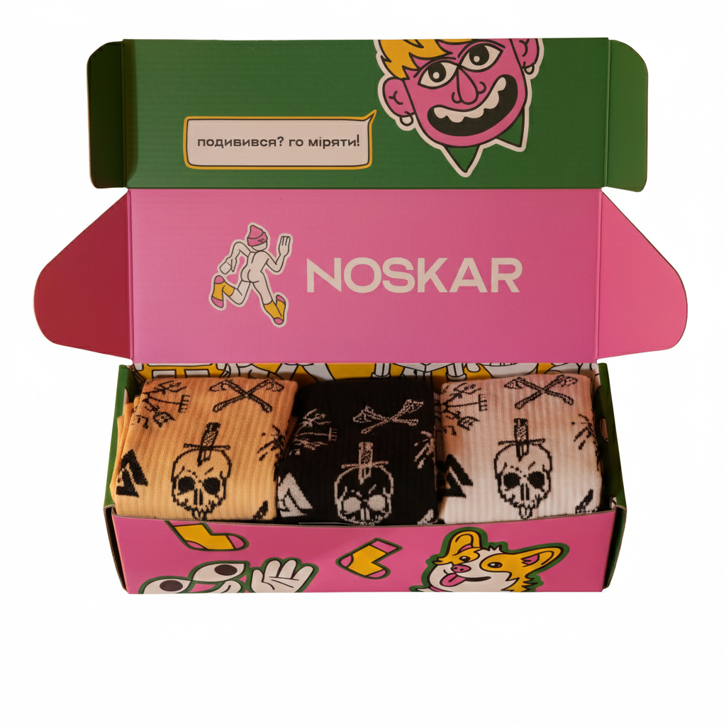 Подарунок “Nordic Tattoo” шкарпетки NOSKAR