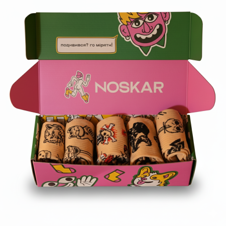 Подарунок “Tattoo MAX” шкарпетки NOSKAR