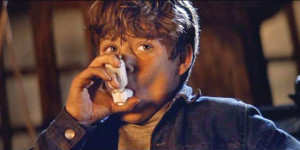 Through a shared lack of oxygen Arnie identified with Astin's Goonie the most.