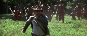 People ran to catch Indiana Jones in Raiders.