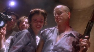 Despite the carnage, there was something pure and romantic about Mickey and Mallory's love affair.  It was sick and twisted, but also sweet.