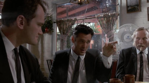 Tarantino pulled off the minor role of Mr. Brown, but he was not as fortunate in future acting gigs.