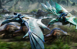 A screenshot of the film's groundbreaking effects.