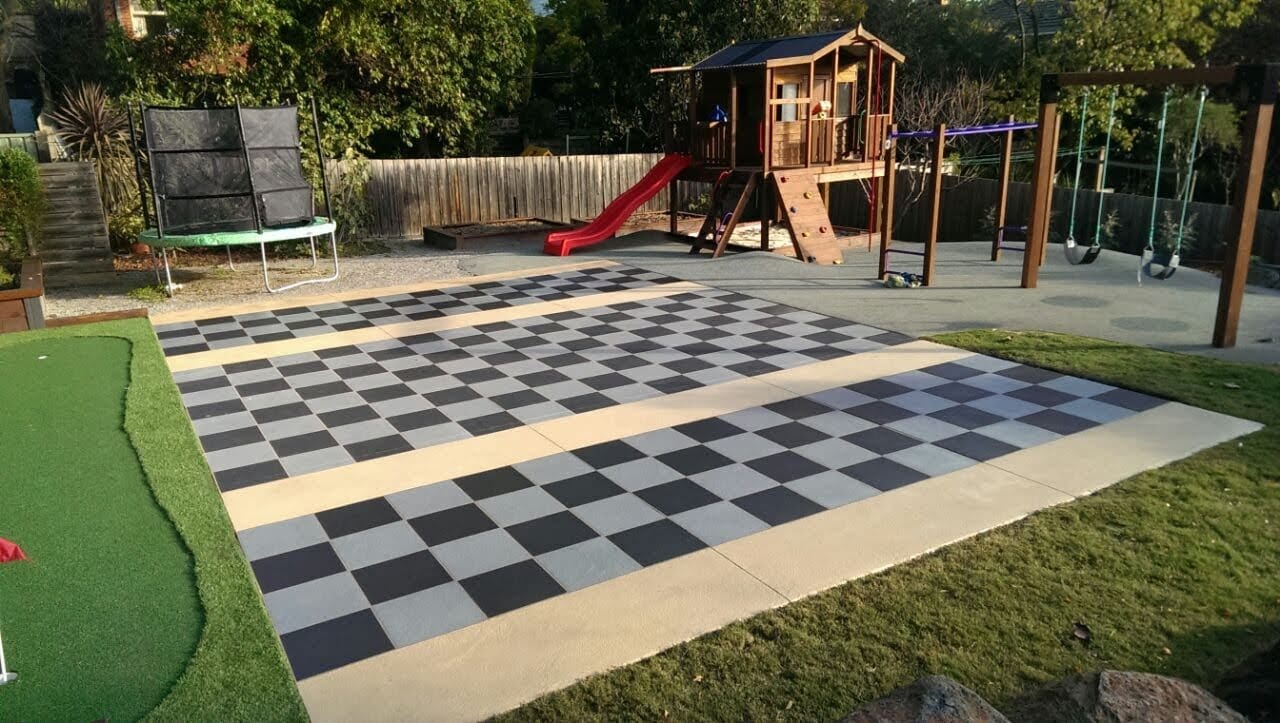 Devon Meadows 2 Stencil concrete resurfacing driveway