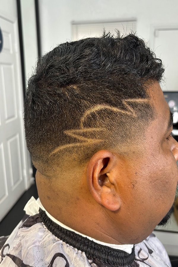A Design that complements the haircut at New York Barbershop near Gardena 90247