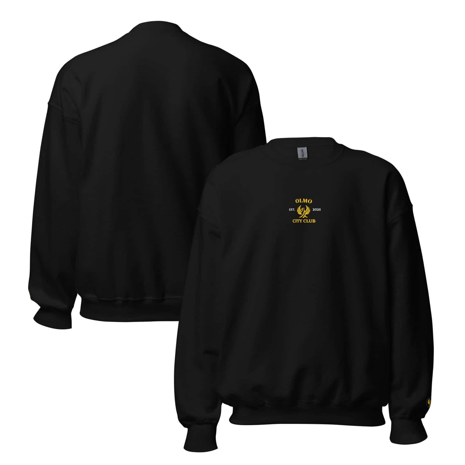 Sweat col rond City Club OLMO lux - Brodé or – Image 2