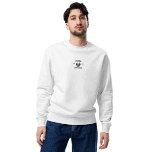 Sweat col rond City Club OLMO lux - Brodé noir