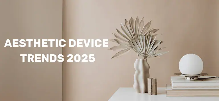 Dispositivo estético elegante com decoração moderna para as tendências de 2025 na África do Sul.