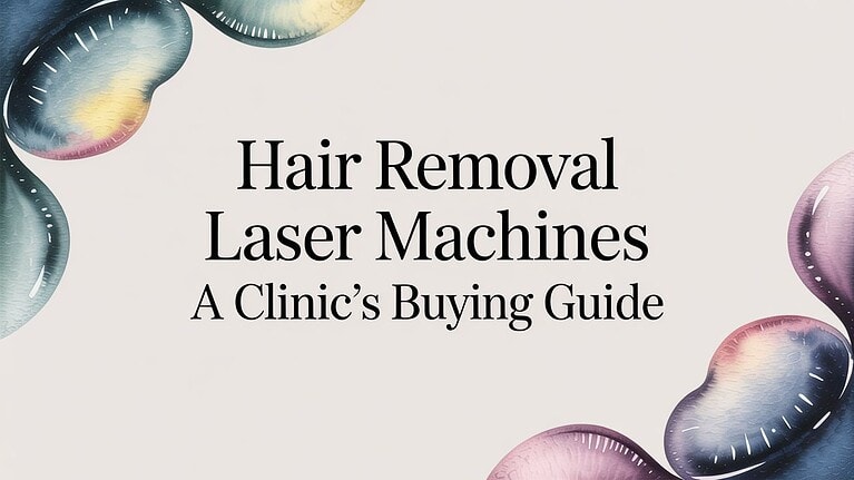 Máquinas de depilação a laser para clínicas e profissionais.
