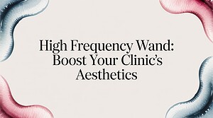 Varinha de alta frequência utilizada em clínicas de estética para rejuvenescimento da pele e tratamento do acne.
