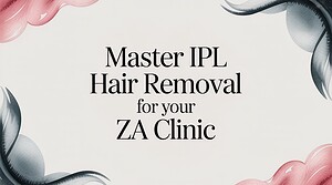 Tratamento de depilação IPL na Clínica Omega Lasers ZA.