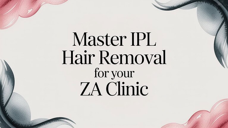 Tratamento de depilação IPL na Clínica Omega Lasers ZA.