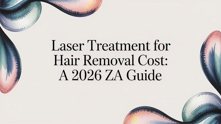Guia de custos de tratamentos de depilação a laser para 2026 na África do Sul.
