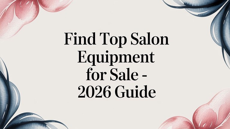 Equipamento de salão de alta qualidade para salões de beleza profissionais e spas na África do Sul.