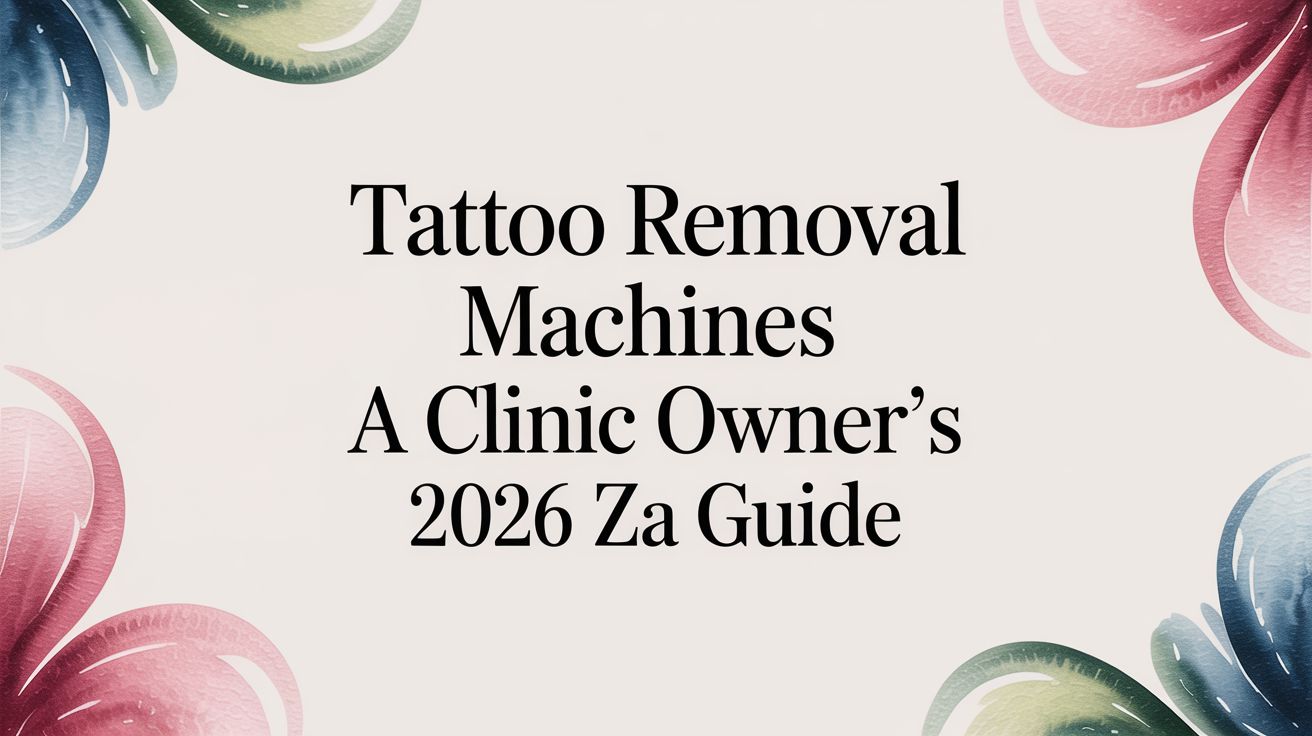 Máquinas de remoção de tatuagens para clínicas, com tecnologia laser avançada para uma remoção eficaz de tatuagens.