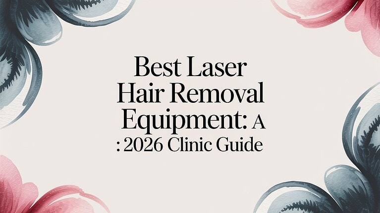 Equipamento de depilação a laser para clínicas, tecnologia de ponta, soluções seguras e eficazes para a depilação permanente.