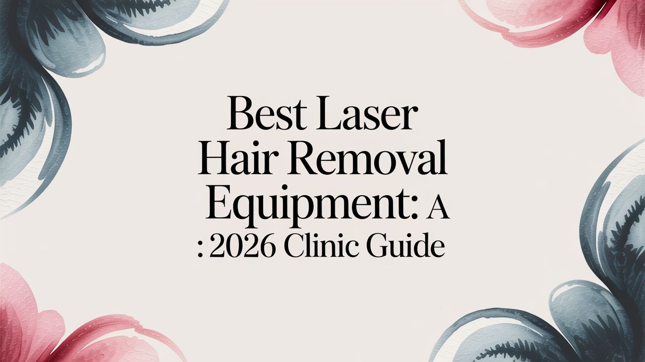 Laser hair removal equipment for clinics, latest technology, safe and effective solutions for perman.
