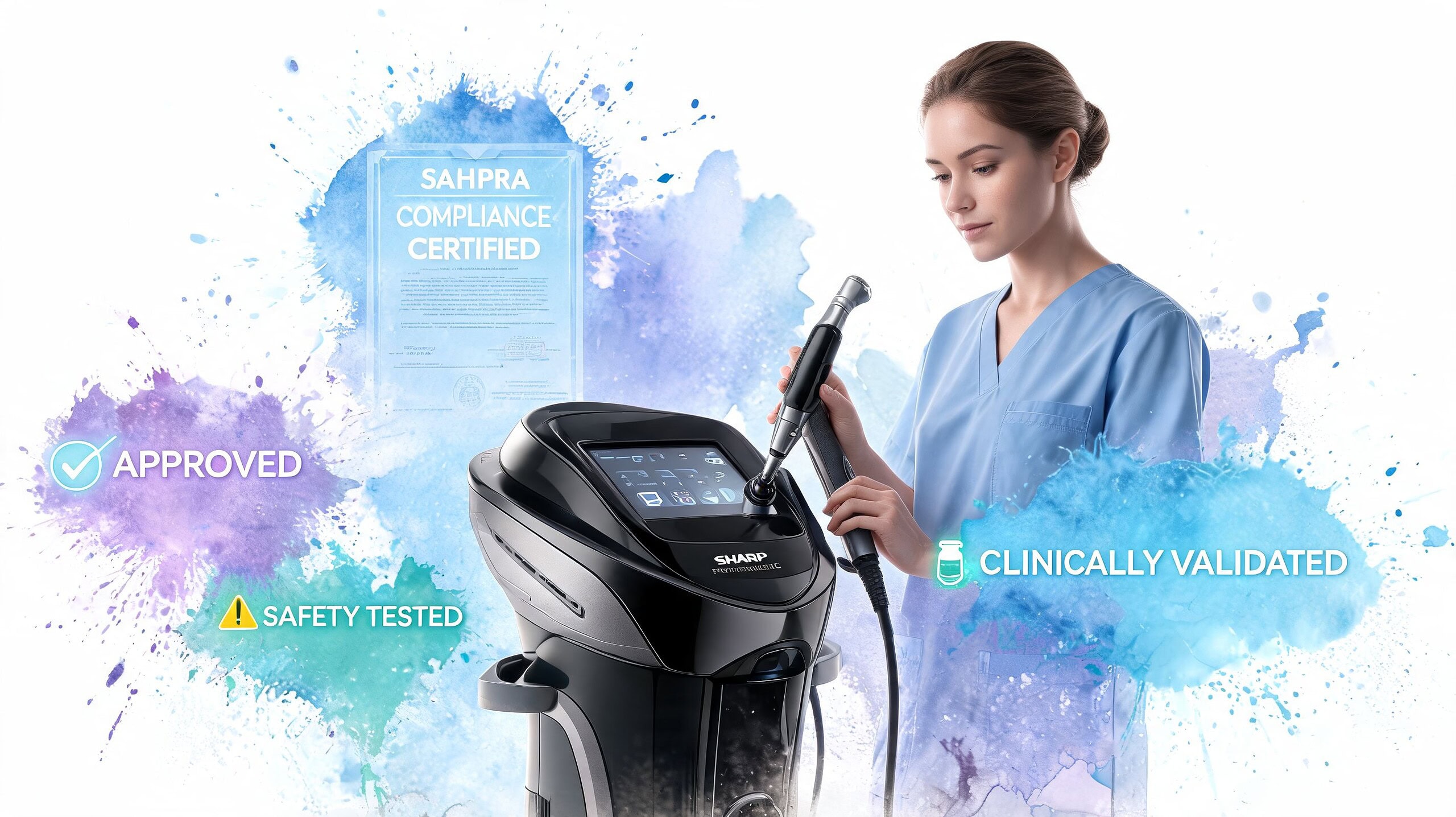 Advanced Black Diamond Facial device for skin rejuvenation and clinic success.