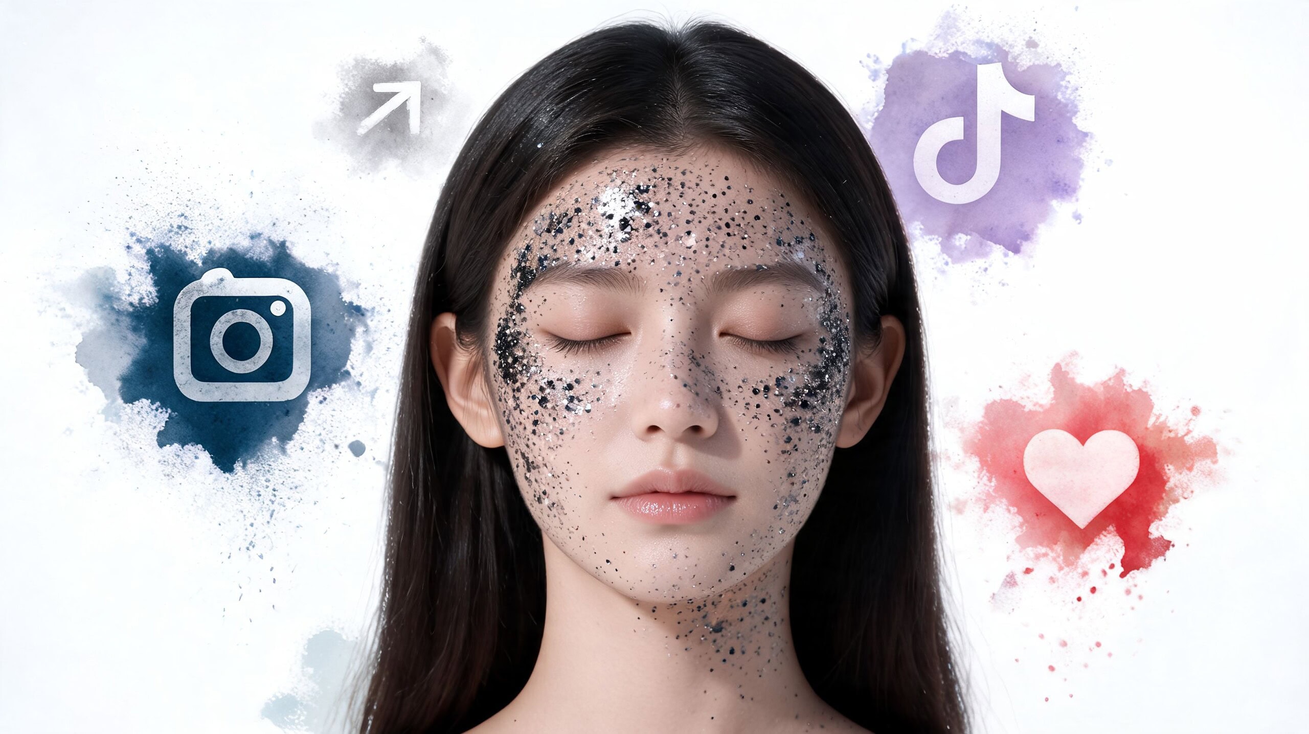 Woman receiving Black Diamond Facial for skin rejuvenation and glow.