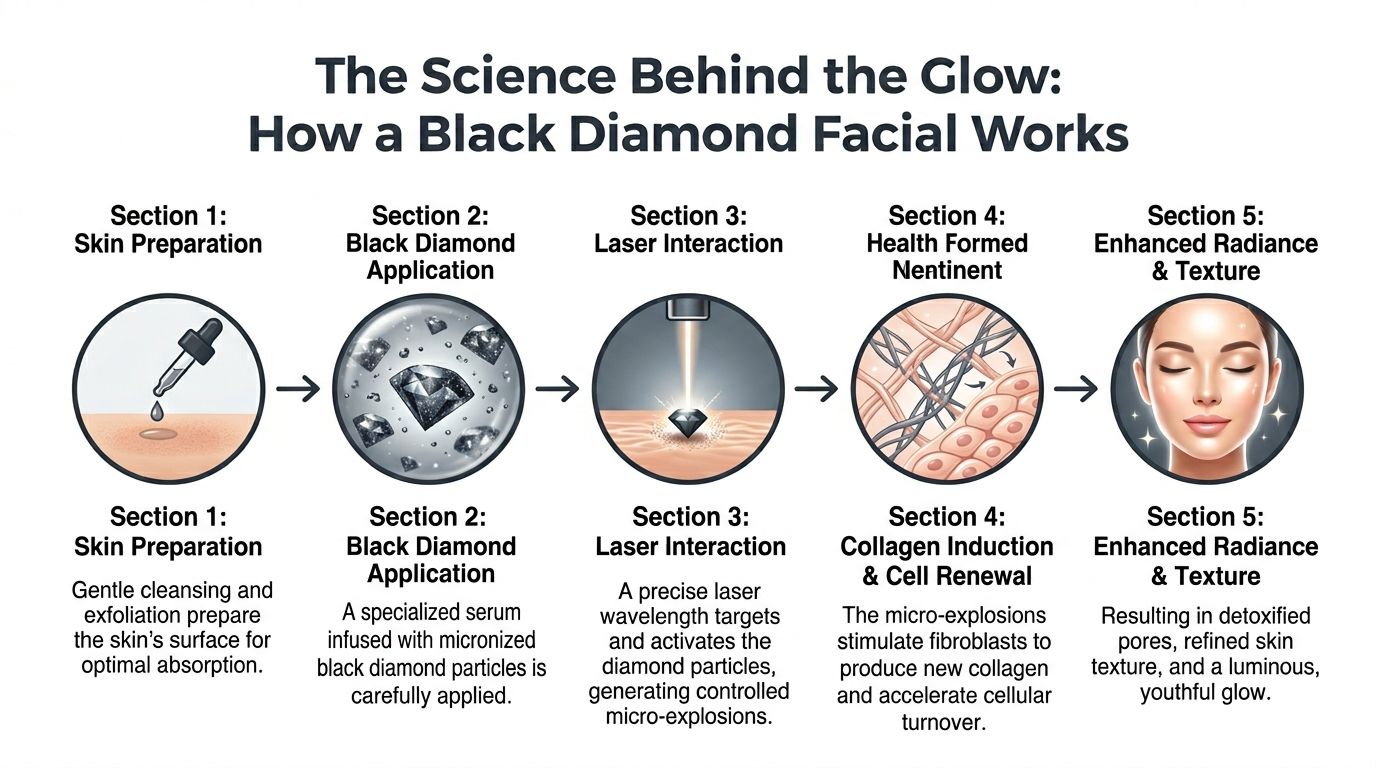 Close-up of Black Diamond Facial device used for skin rejuvenation and collagen induction.