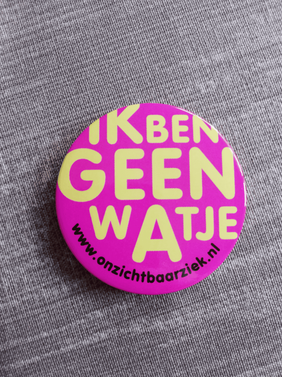 Button, Geen watje 56mm