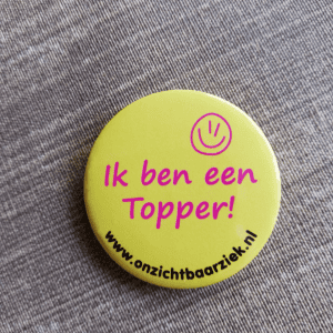 Button, Topper 44 mm