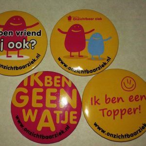 4 verschillende buttons 44mm