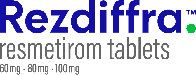 Rezdfifra-resmetrim tabletten voor leververvetting behandeling.