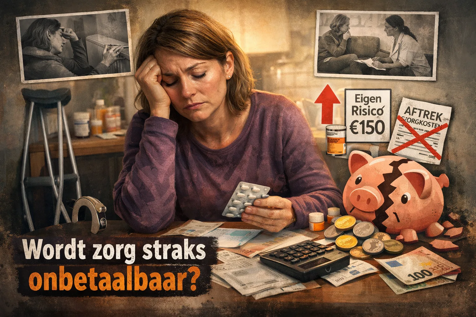 Campagne tegen stapeling zorgkosten: #IkKanNietMeer
