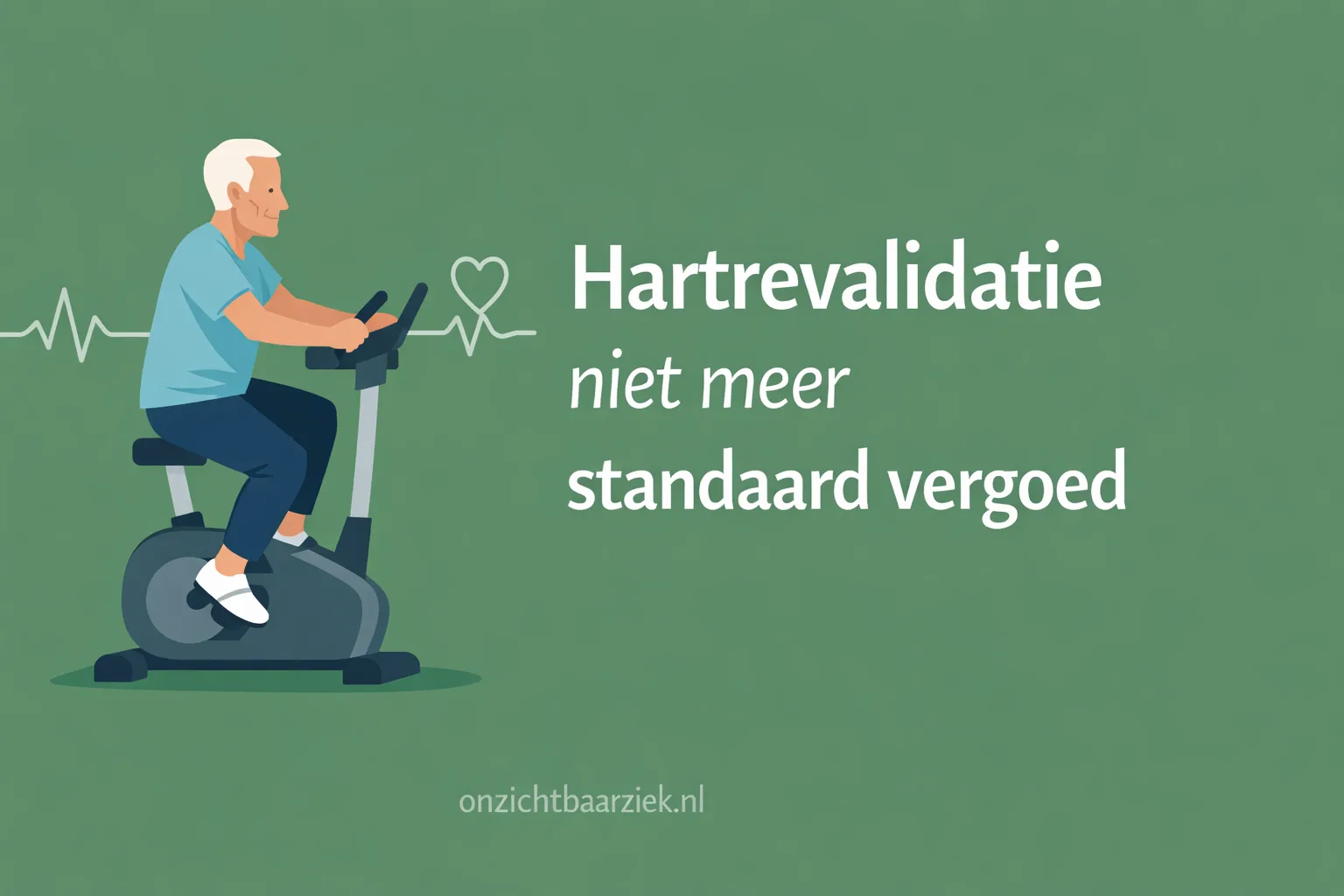 Hartrevalidatie niet langer standaard bij pijn op de borst en boezemfibrilleren