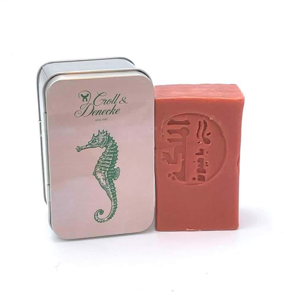 Seifendose Zink & Duftseife "Damascus Rose"