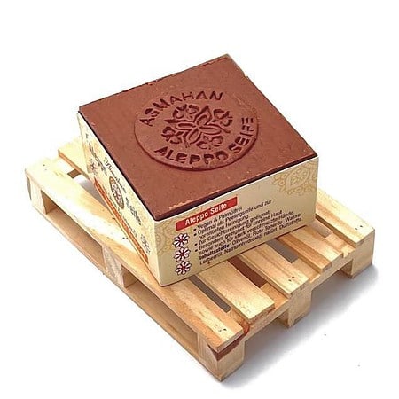 Alepposeife Sabouni "Rote Tonerde" Peelingseife (2,47€/100g)
