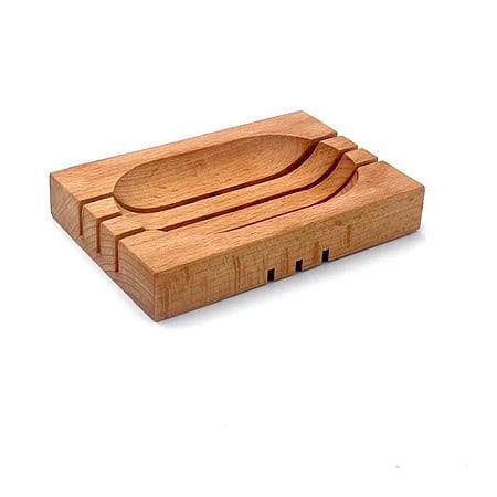 Holzseifenschale aus Buchenholz M4