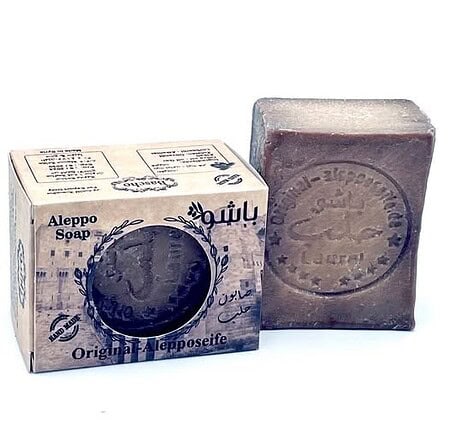 NEU im Shop: Alepposeife BS  50% Olivenöl/50% Lorbeeröl (Naturhaarwaschseife)