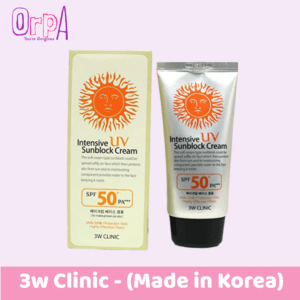 3w Clinic Intensive Uv Sunblock Cream