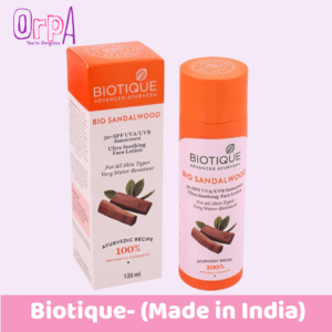 Biotique Sun Shield Sandalwood 50+SPF UVB Sunscreen