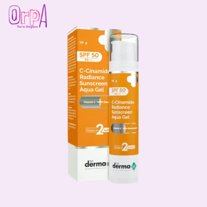 The Derma Co C-Cinamide Radiance Sunscreen Aqua Gel with SPF 50 & PA++++