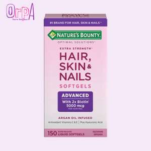 Nature's Bounty Extra Strength Hair, Skin & Nails, 5000 mcg of Biotin
