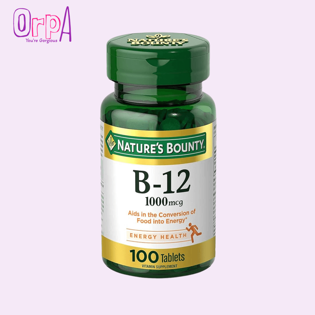 Nature's Bounty Vitamin B12 1000mcg - 100 Count
