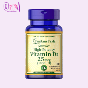 Puritan's Pride Vitamin D3 25 mcg (1000 IU)