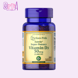 Puritan's Pride Vitamin D3 50 mcg (2000 IU)