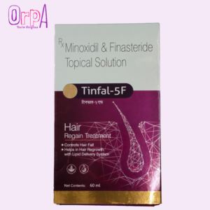 Tinfal 5F Minoxidil 5_0.1% Solution with Finasteride Topical Solution - 60 ML