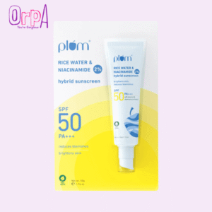Plum 2% Niacinamide & Rice Water SPF 50 PA+++ Hybrid Sunscreen 