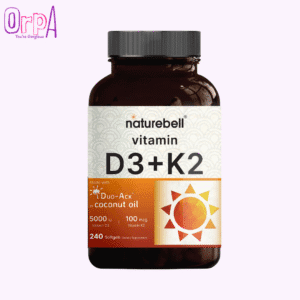NatureBell Vitamin D3 K2 With Coconut Oil - 240 Softgels