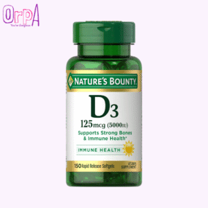 Nature's Bounty Vitamin D3 125mcg 5000 IU - 150 Softgels