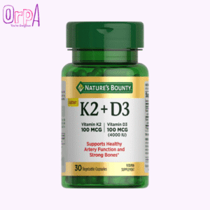 Nature's Bounty Vitamin D3 + K2 100 mcg - 30 Capsules