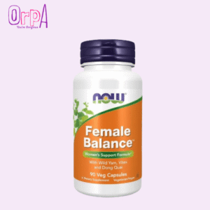NOW Foods Supplements Female Balance™ with Wild Yam Vitex Dong Quai GLA Vitamin B-6 and Folate 90 Capsules